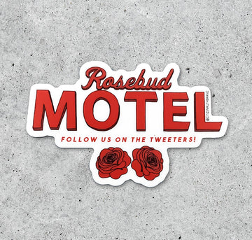 Schitt's Creek Rosebud Motel sticker