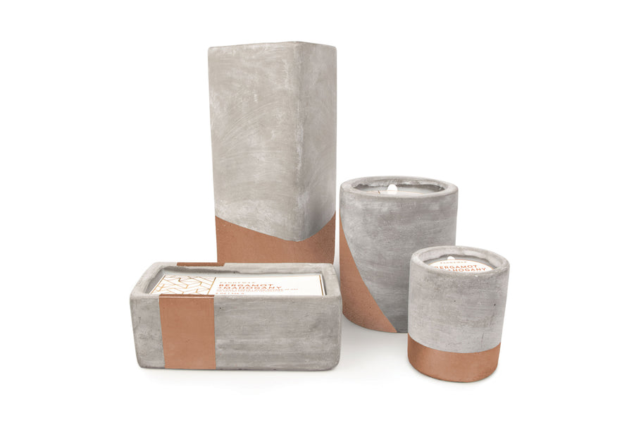 Urban Concrete 3.5 oz Copper Bergamot + Mahogany Candle