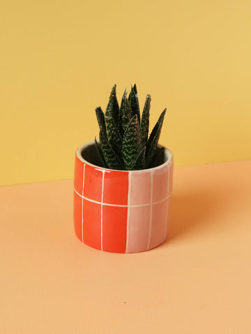Tile Small Ceramic Handmade Planter by Nightshift Ceramics