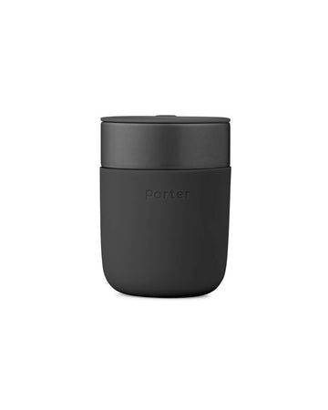 Charcoal 12 oz Porter Ceramic Travel Mug