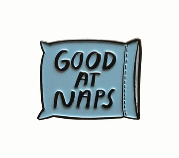 Good At Naps enamel pin by People I've Loved