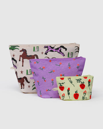 New BAGGU Go Pouch Sets