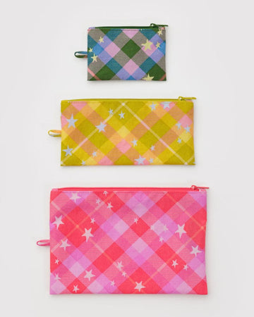 New BAGGU Flat Pouch Sets