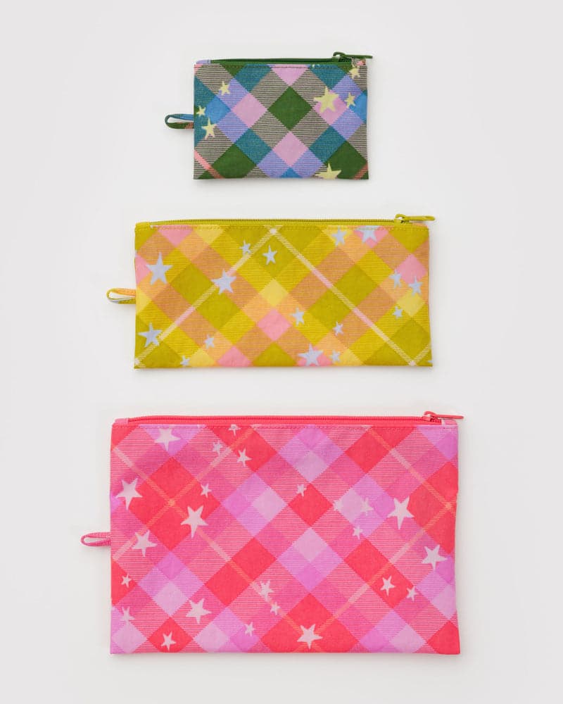 New BAGGU Flat Pouch Sets