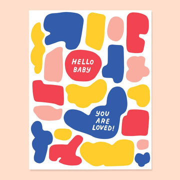 Hello Baby Card by The Good Twin