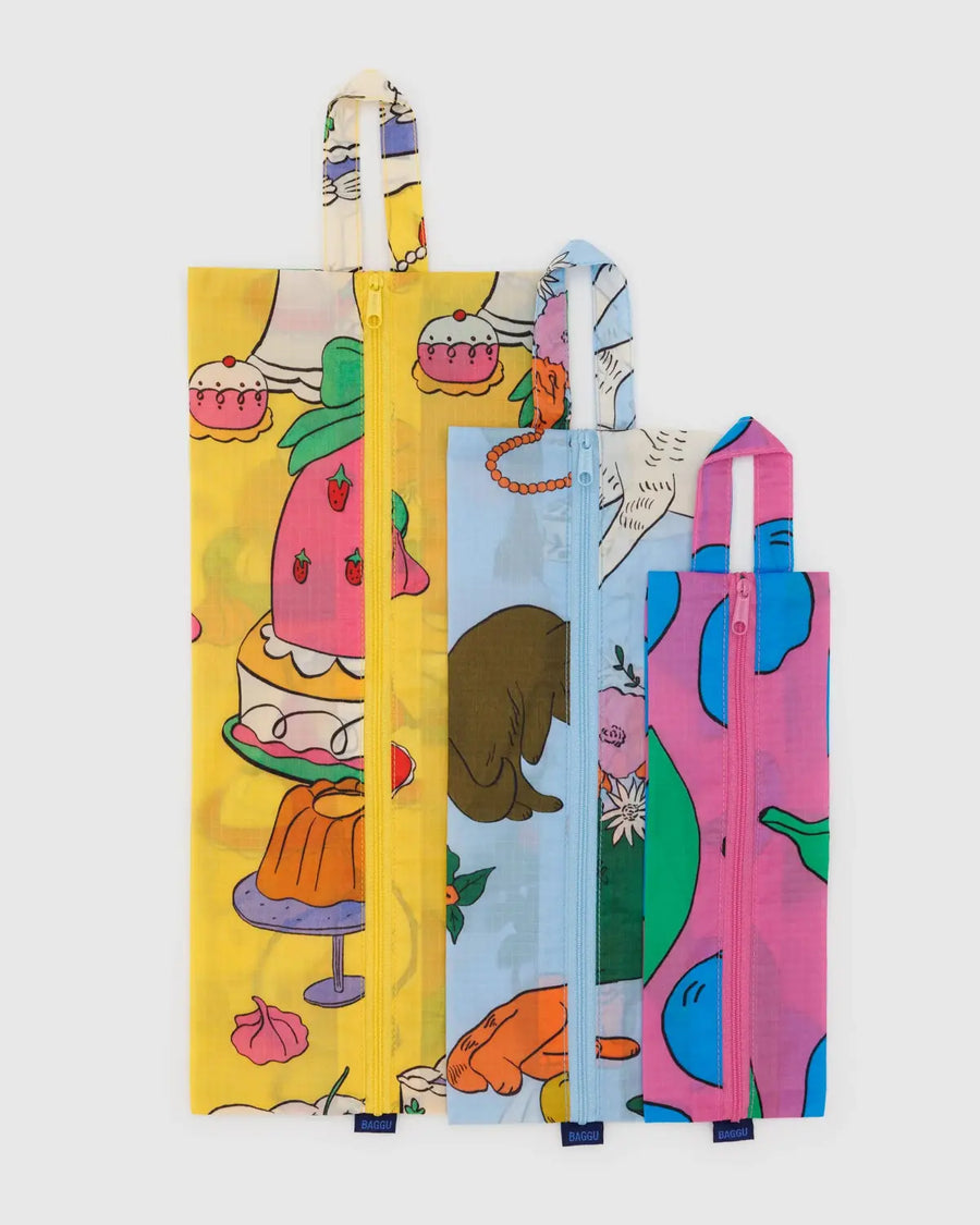 New BAGGU 3D Zip Sets