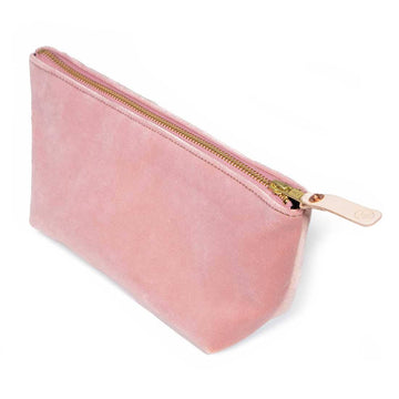 Spanish Pink Velvet Travel Clutch General Knot & Co.