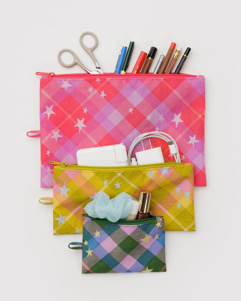 New BAGGU Flat Pouch Sets
