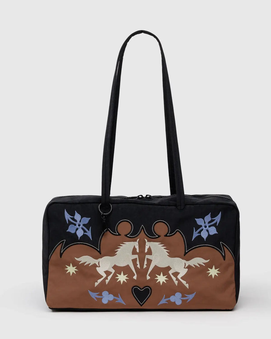 New BAGGU Medium Nylon Bowler Bag