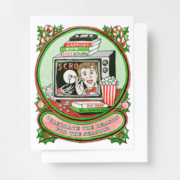 Celebrate the Reason For the Season Risograph.Card