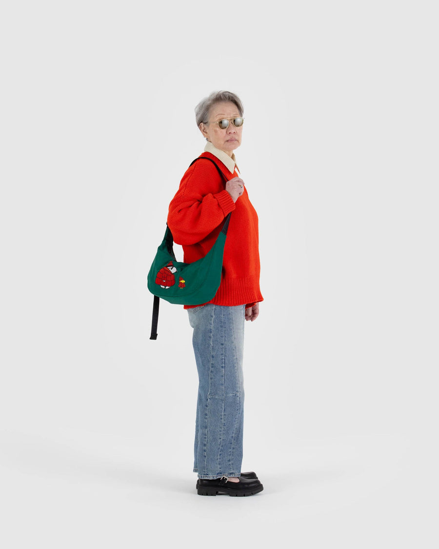 BAGGU Limited Rare & Hard to Find Medium Crescent Crossbody Bag