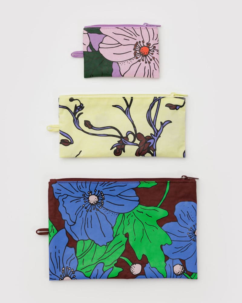 New BAGGU Flat Pouch Sets