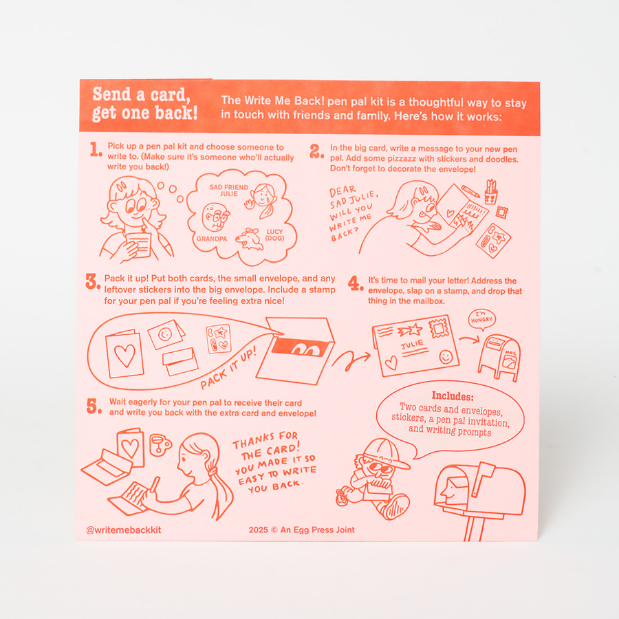 Hello Arrows Letter Writing Write Me Back Pen Pal Kit by Egg Press