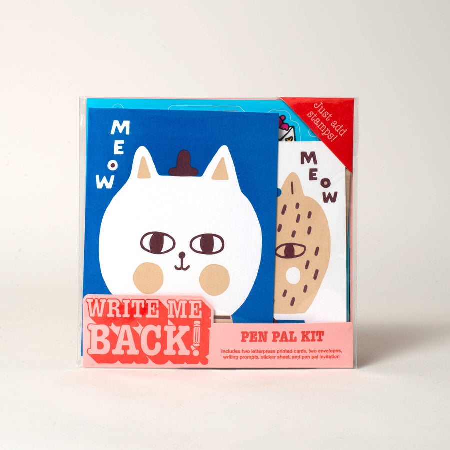 Cats Meow Letter Writing Write Me Back Pen Pal Kit by Egg Press