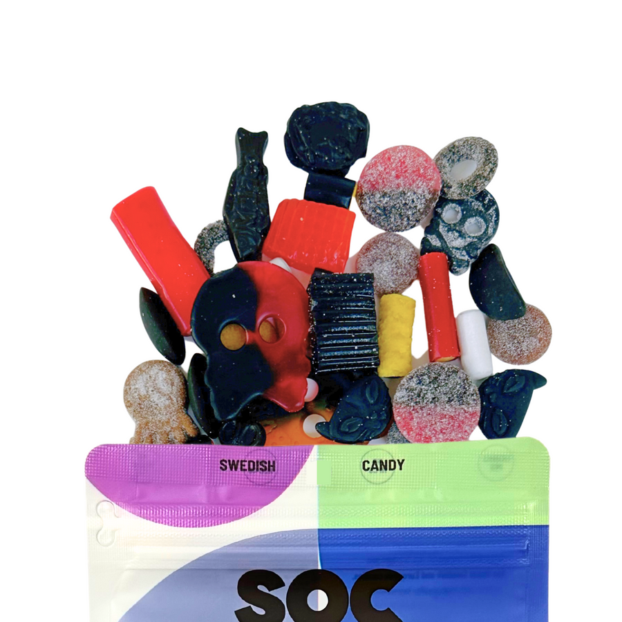 Licorice Mix Swedish Candy Bag by Sockerbit