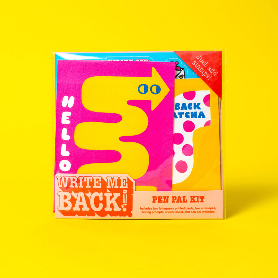 Hello Arrows Letter Writing Write Me Back Pen Pal Kit by Egg Press