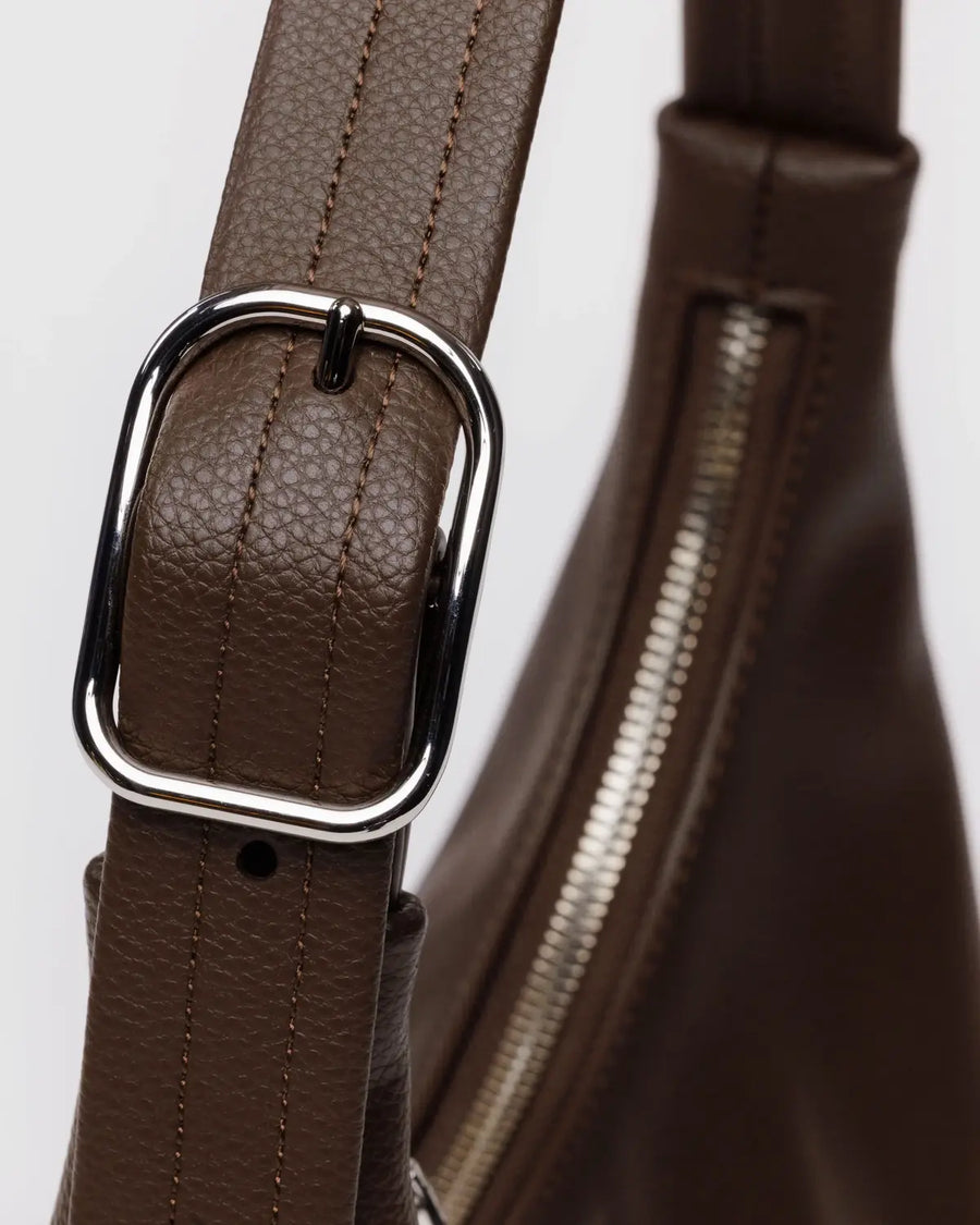 Mini Recycled Leather Shoulder Bag