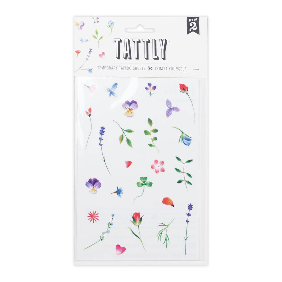 Petite Garden Tattoo Sheet by Jess Chen