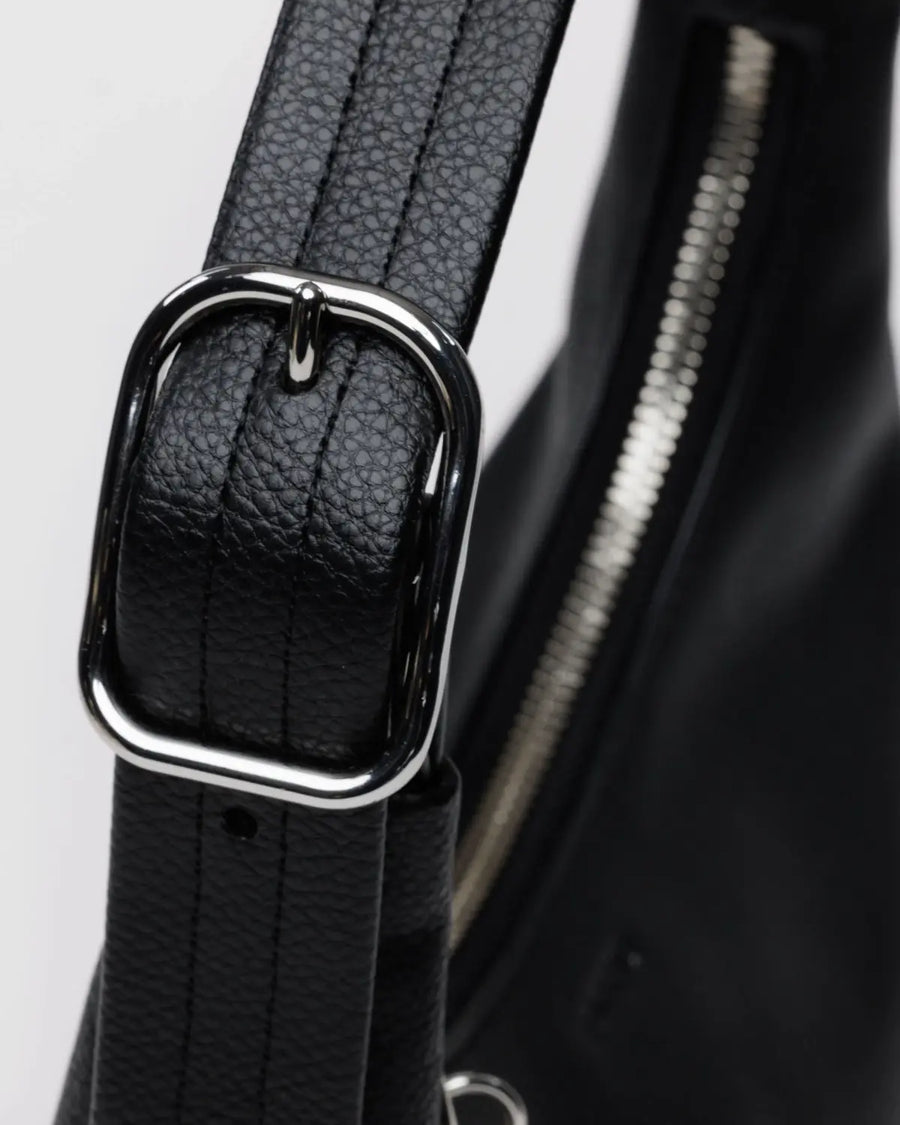 Mini Recycled Leather Shoulder Bag