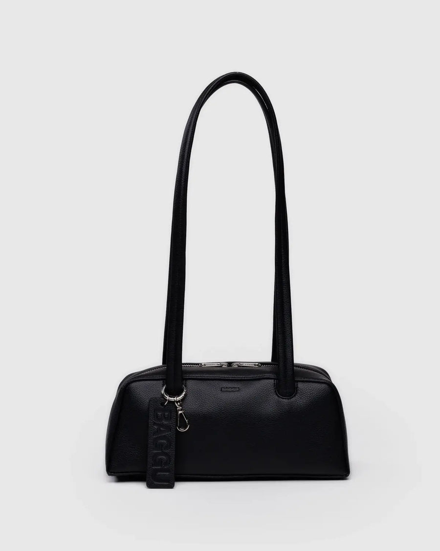 Small Recycled Leather Bowler Bag