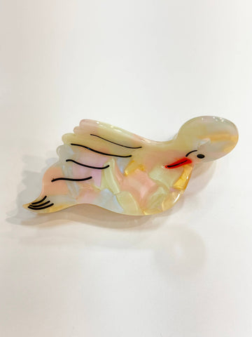 Egret Hair Claw by Carolyn Suzuki