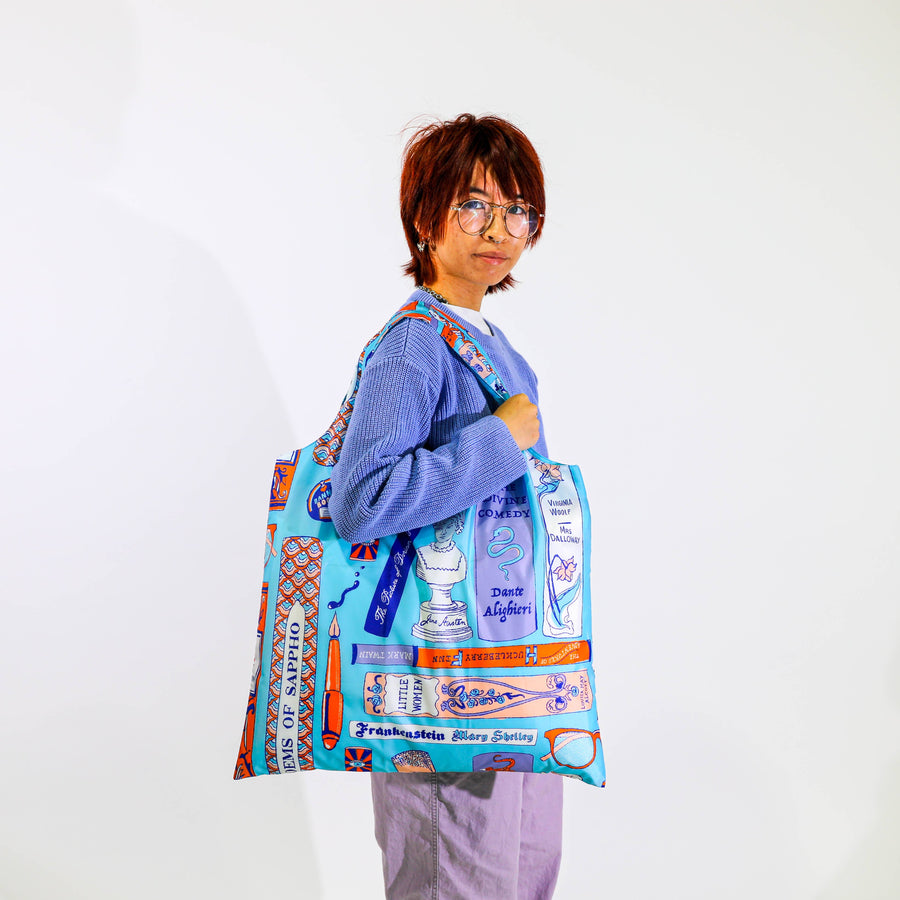Bibliophile Art Sack® Eco-Friendly Reusable Tote