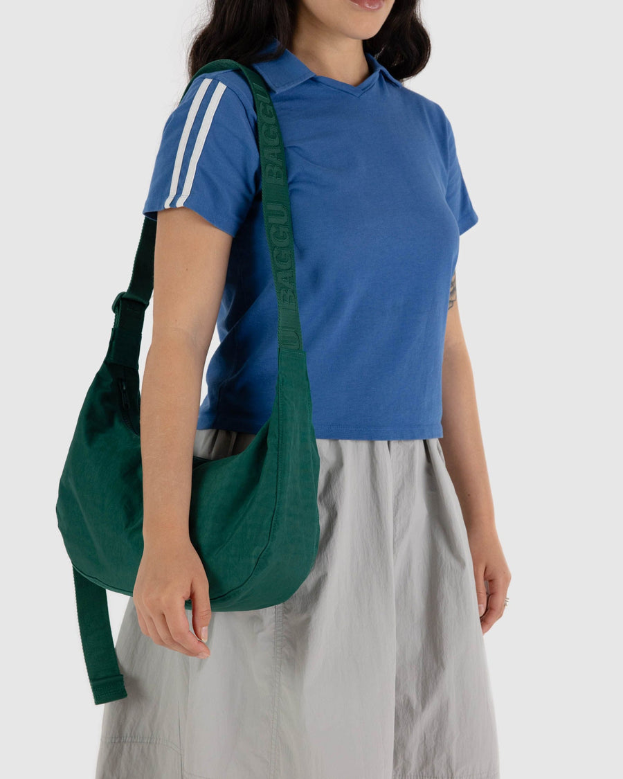 BAGGU Limited Rare & Hard to Find Medium Crescent Crossbody Bag