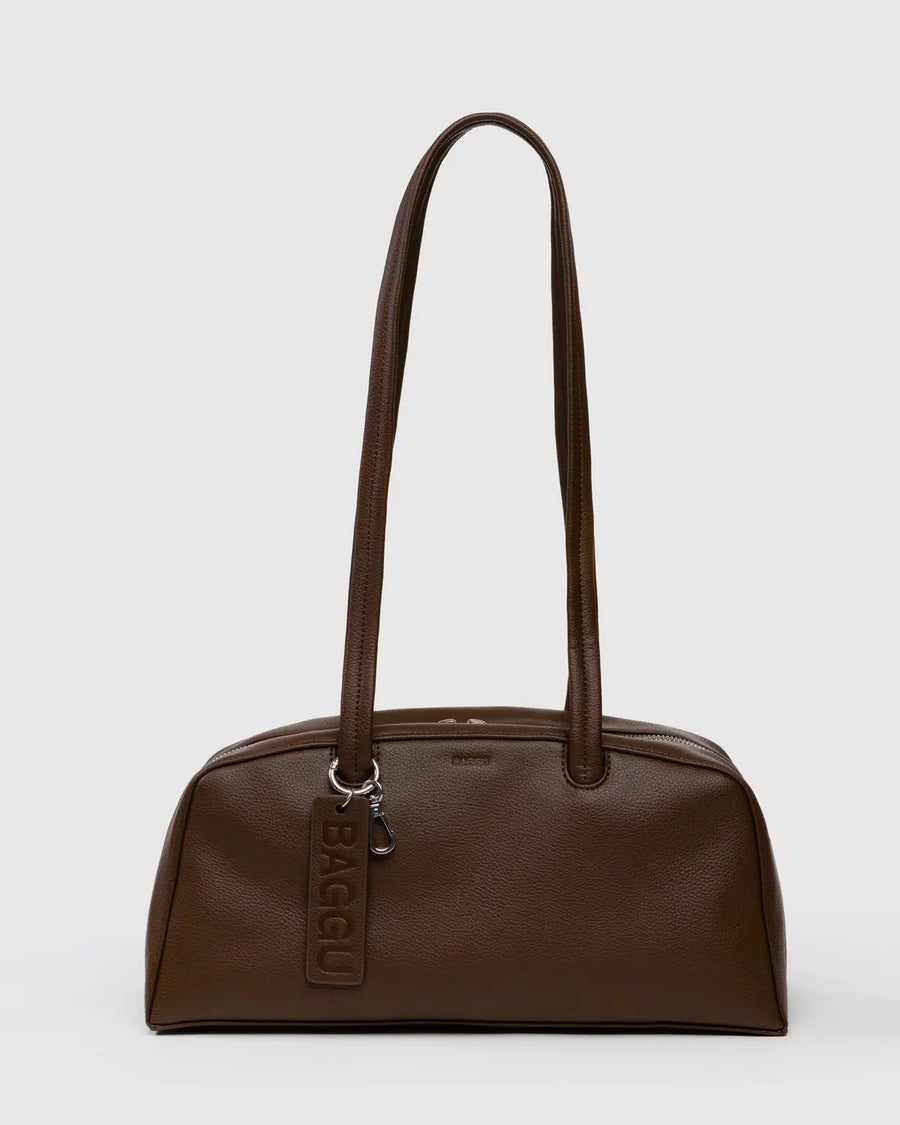 New BAGGU Recycled Leather Bowler Bag