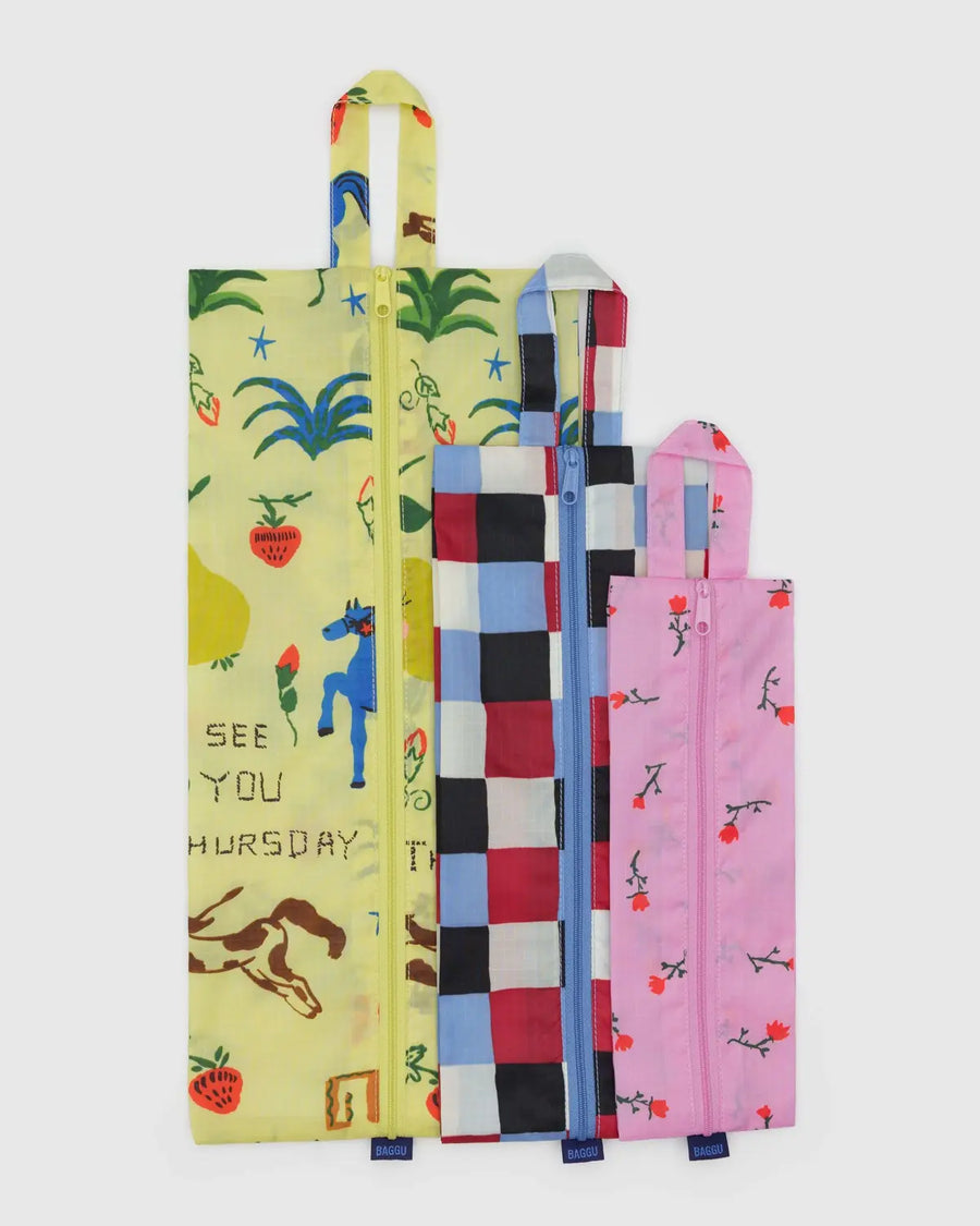 New BAGGU 3D Zip Sets