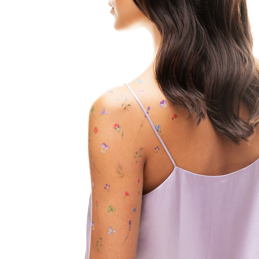 Petite Garden Tattoo Sheet by Jess Chen