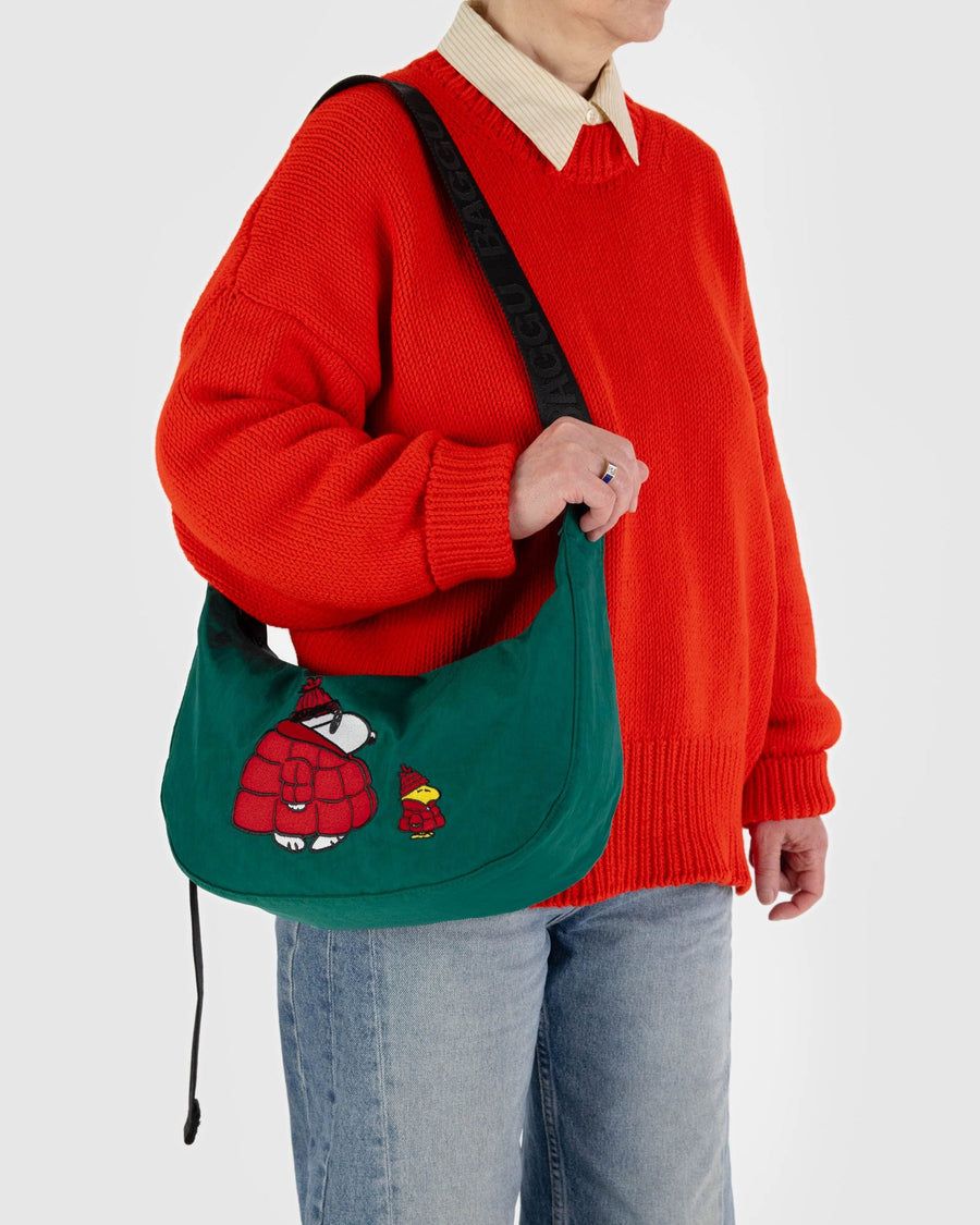 BAGGU Limited Rare & Hard to Find Medium Crescent Crossbody Bag