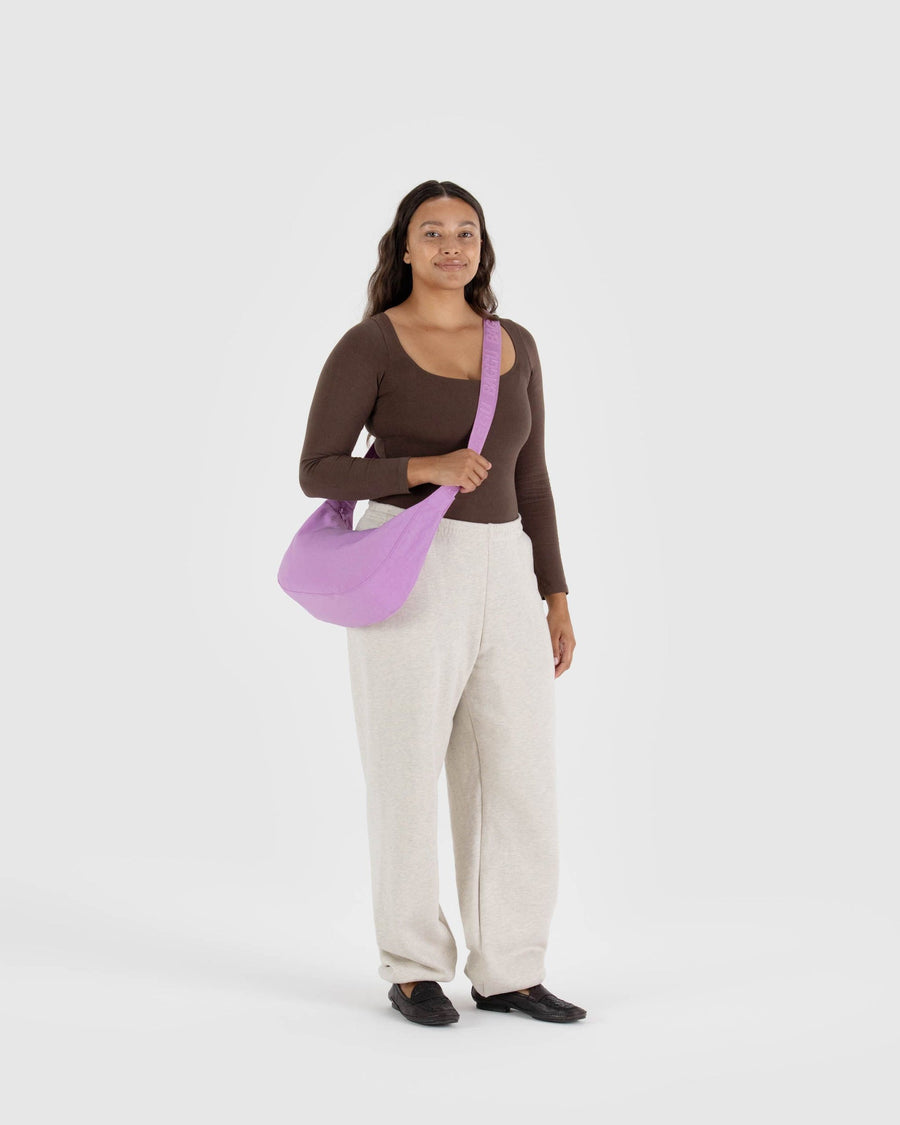 BAGGU Limited Rare & Hard to Find Medium Crescent Crossbody Bag