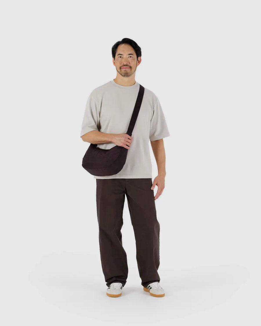 BAGGU Limited Rare & Hard to Find Medium Crescent Crossbody Bag