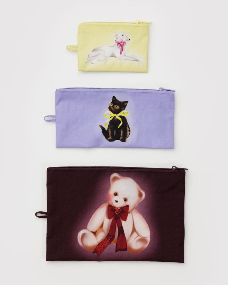 New BAGGU Flat Pouch Sets