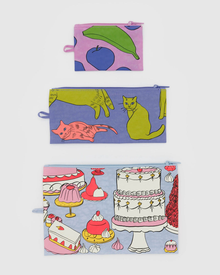 New BAGGU Flat Pouch Sets