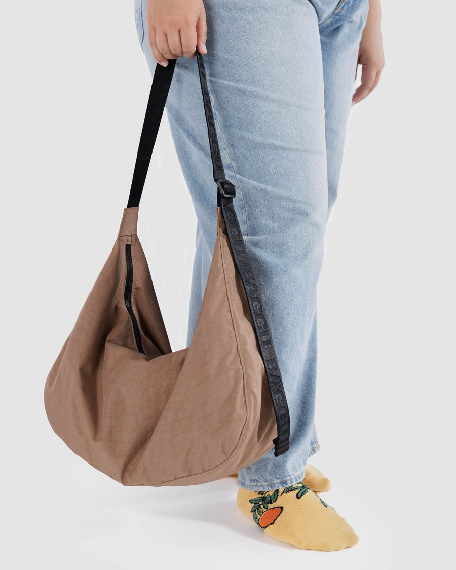Buy Nylon Crescent Bag Crossbody Bag for Women Men Everyday Sling Bag Small  Hobo Shoulder Bag with Adjustable Strap, Beige at Amazon.in