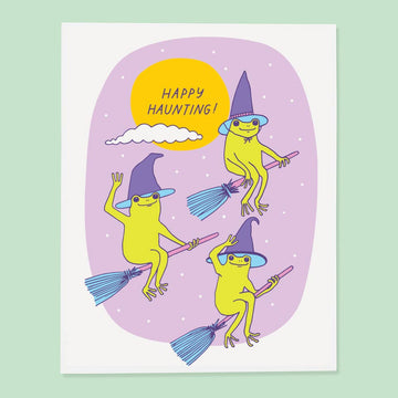Happy Haunting Halloween Card by The Good Twin