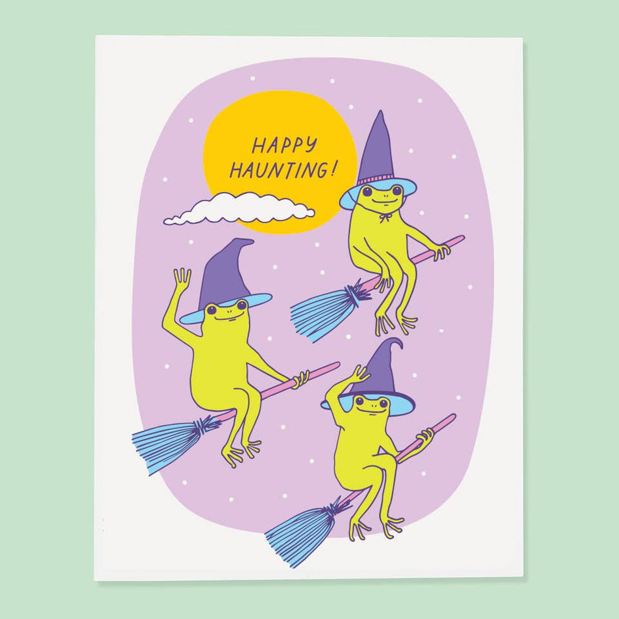 Happy Haunting Halloween Card by The Good Twin