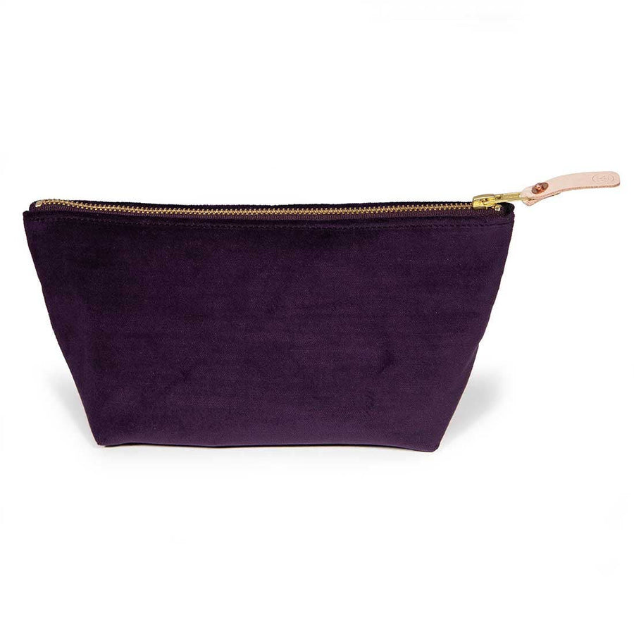Royal Purple Velvet Travel Clutch by General Knot & Co.