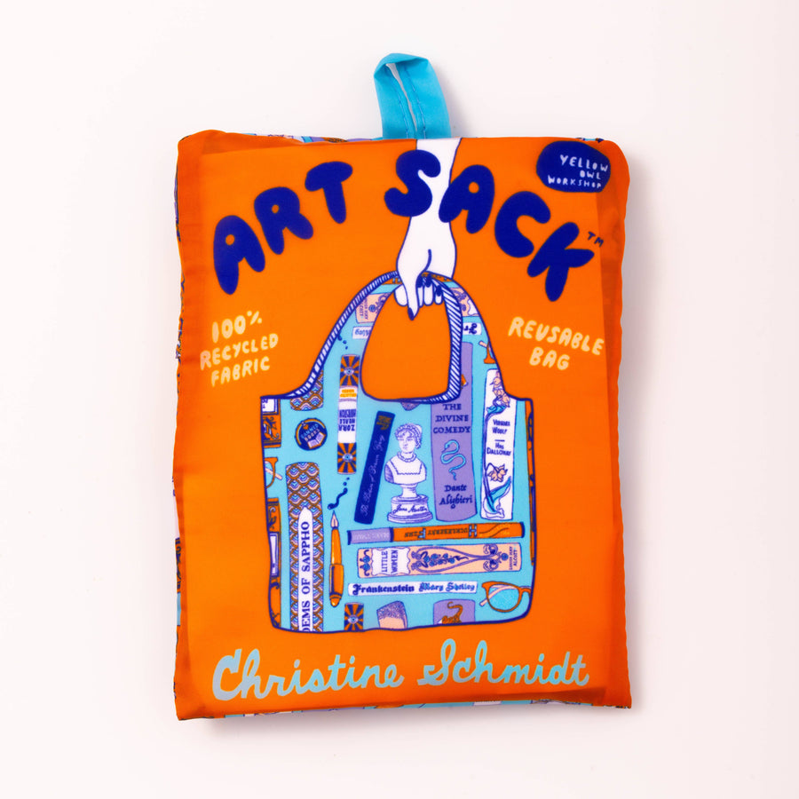 Bibliophile Art Sack® Eco-Friendly Reusable Tote