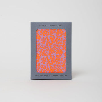 Messy Meadow Mixed Letterpress Card Set