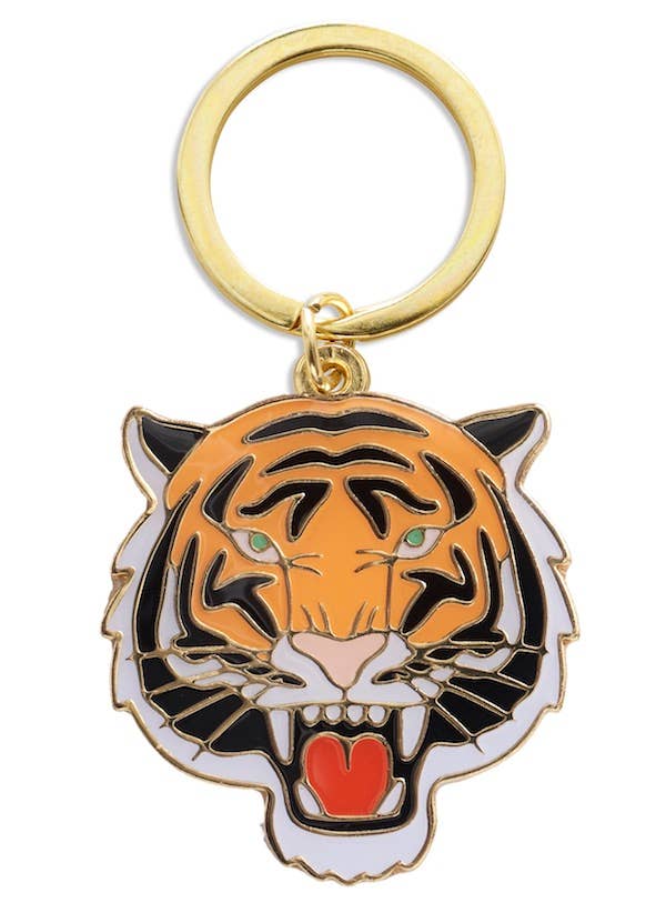 Tiger Key Tiger Key Chain – Ruby Press Mercantile