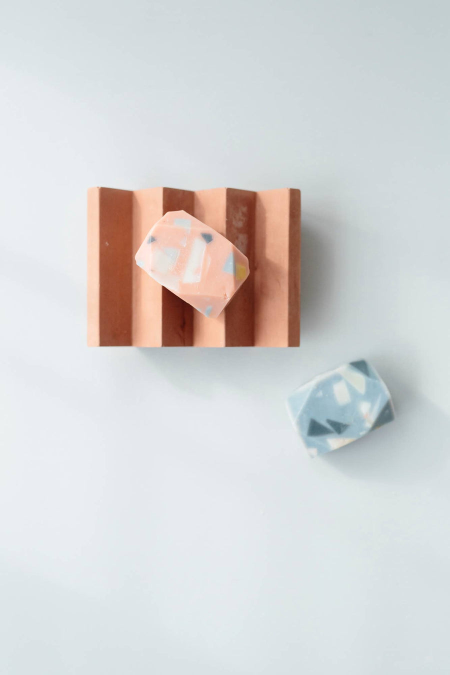 Terrazzo mini gem soaps