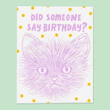 Say Birthday Card by The Good Twin