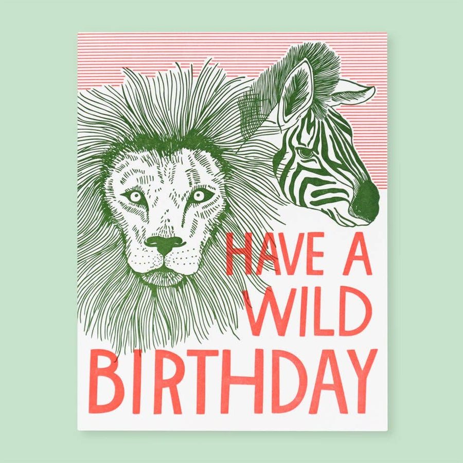 Wild Birthday Card by The Good Twin