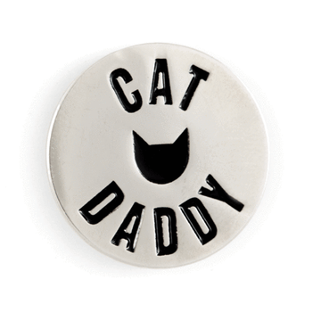 Cat Daddy Enamel Pin