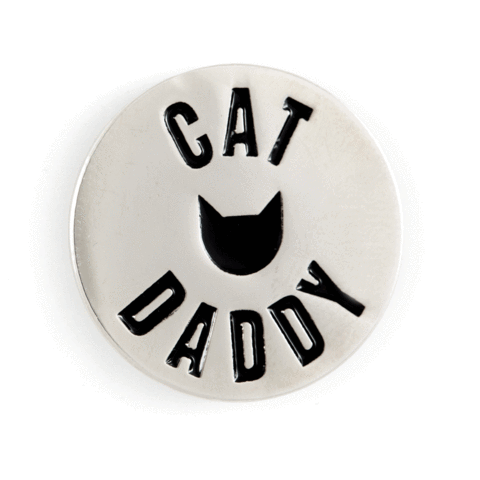 Cat Daddy Enamel Pin