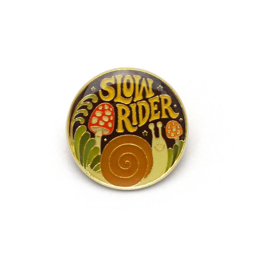 Slow Rider Enamel Pin