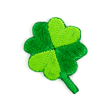 Four Leaf Clover Embroidered Sticker Patch