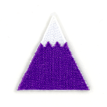 Mountain Embroidered Sticker Patch